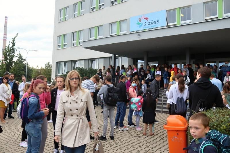 Ze zahájení školního roku 2020/2021 na 5. základní škole v Mladé Boleslavi.