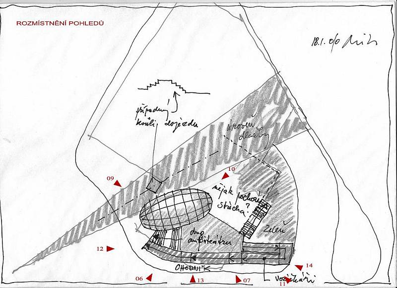 Tak bude vypadat parkovací dům na Staroměstském náměstí v Mladé Boleslavi při pohledu shora v představách architekta.