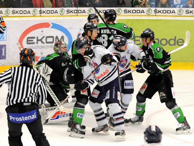 I. hokejová liga, 1. zápas čtvrtfinále: BK Mladá Boleslav - HC Benátky nad Jizerou