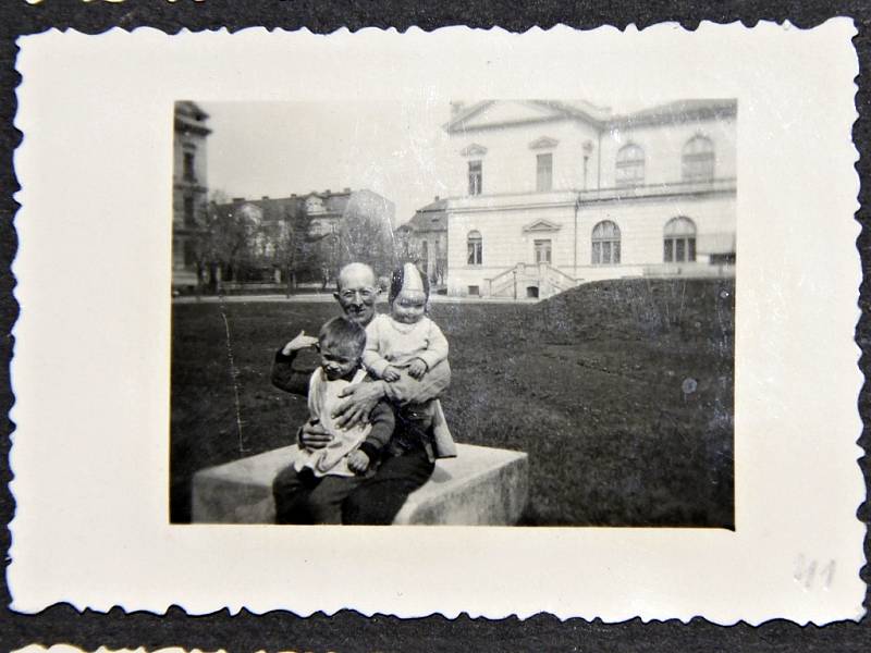 Dobové fotografie parku na Výstavišti v Mladé Boleslavi 1941
