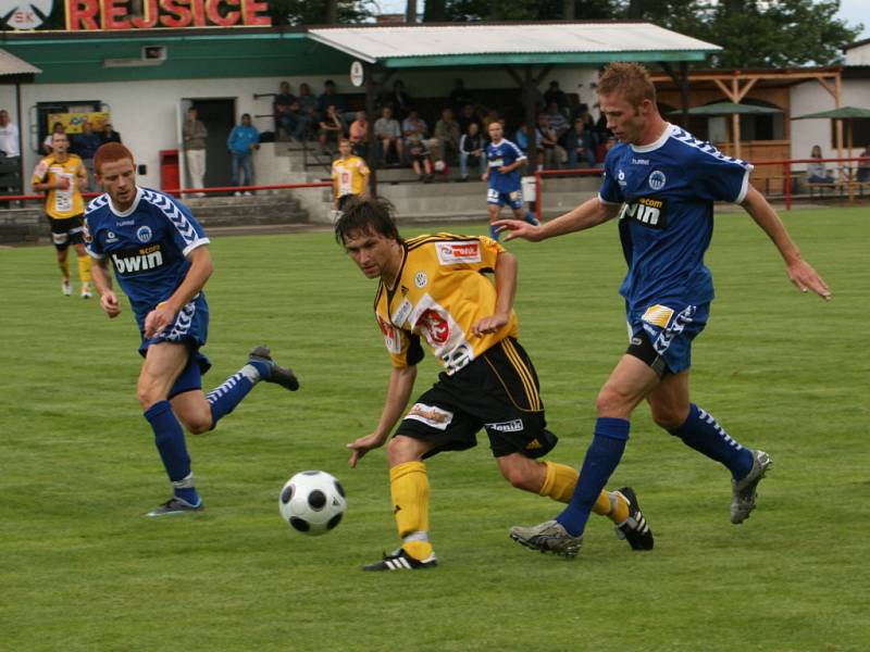 Přátelský zápas Liberec - Hradec Králové hraný v Rejšicích