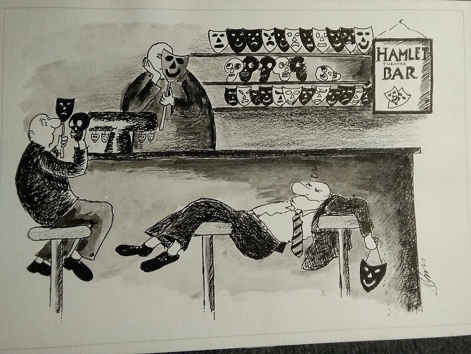 Kreslené vtipy Rudolfa Pejrila