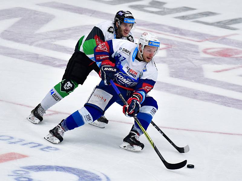 43. kolo hokejové Tipsport extraligy: BK Mladá Boleslav - HC Kometa Brno 1:2 pp.