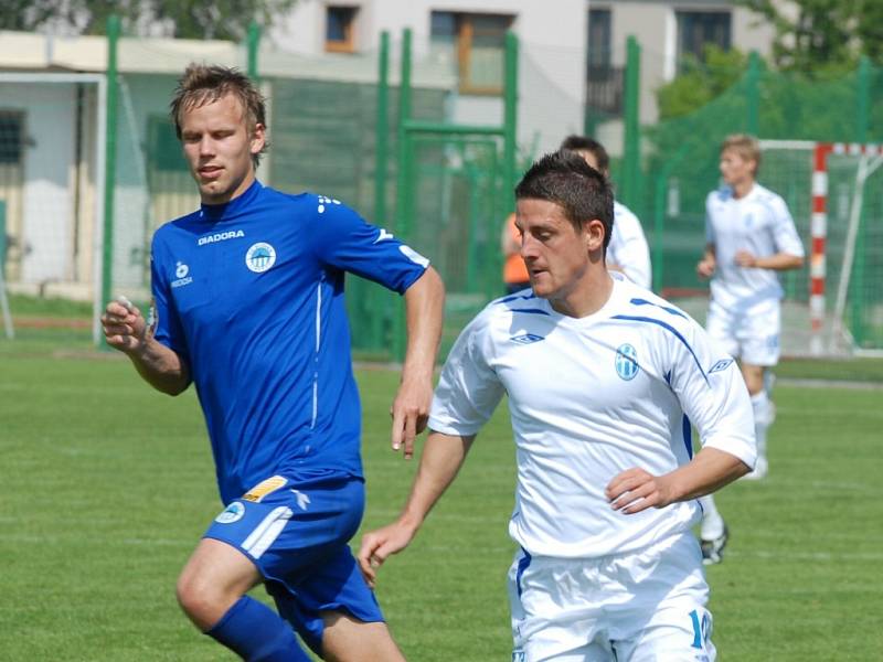 Ze zápasu FK Mladá Boleslav B - Slovan Liberec B