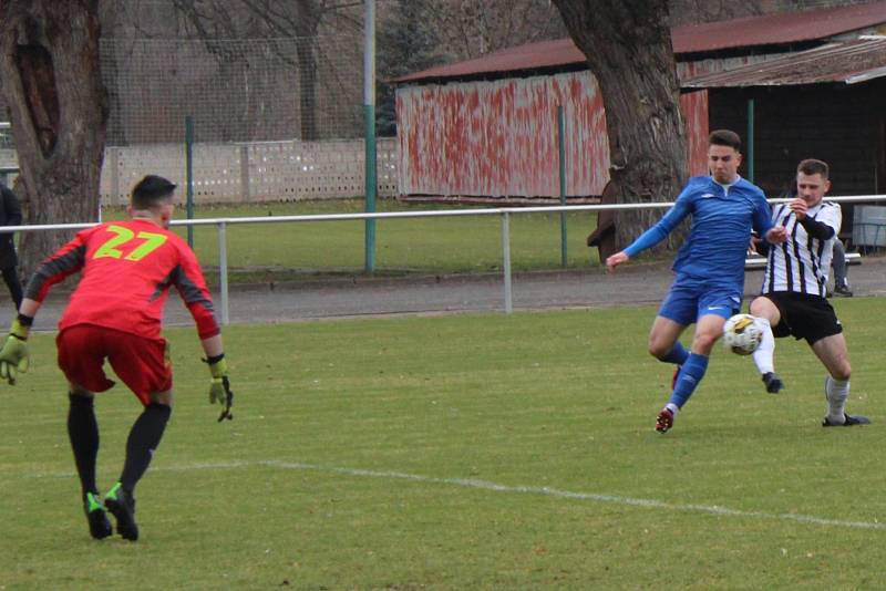 Krajský přebor, 18. kolo: Mnichovohradišťský SK - Sokol Nespeky (3:1), 19. 3. 2023(