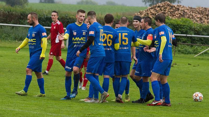 Okresní přebor: Sokol Kosořice - Sokol Řepov (2:3), hráno 1. října 2022.