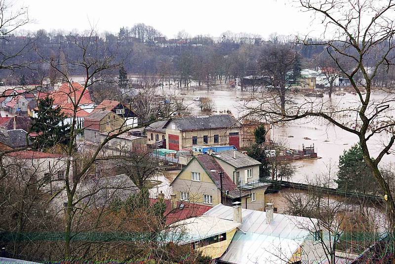 Povodně v Hradišti v roce 2002