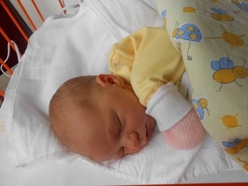 SIMONA Kočí se narodila 3. listopadu. Vážila 3,1 kilogramů a měřila 49 centimetrů. S maminkou Jitkou a tatínkem Přemkem bude bydlet v Nové Vsi.