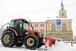 Poslední únorový víkend zasypal Mladoboleslavsko sníh
