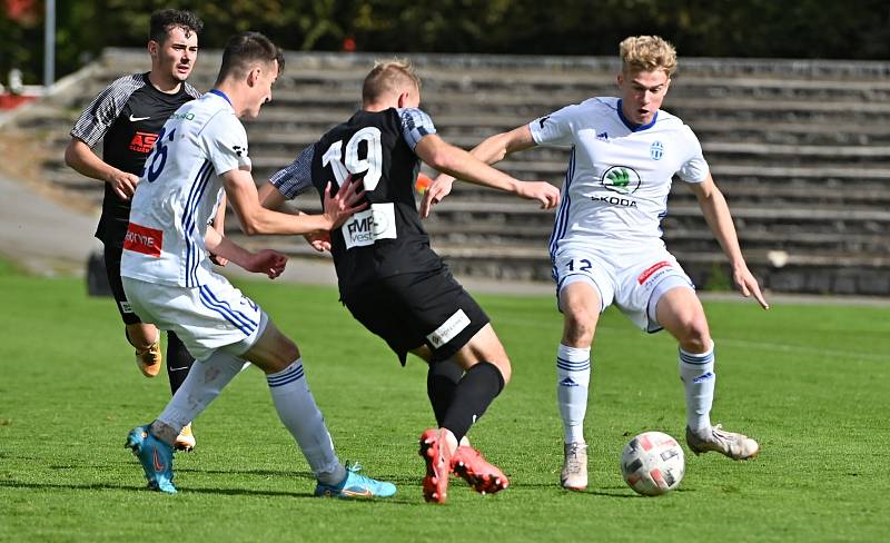 ČFL, 9. kolo: FK Mladá Boleslav B - FK Viktoria Žižkov (0:1), hráno 2. října 2022.