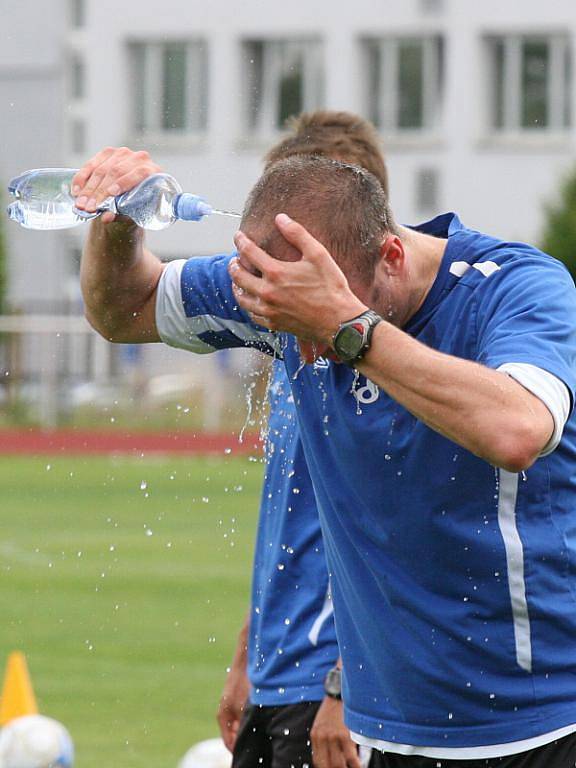 První trénink fotbalistů FK Mladá Boleslav