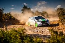 Nová Škoda Fabia RS Rally2 během testování