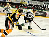 Z hokejového utkání BK Mladá Boleslav – HC Benzina Litvínov.