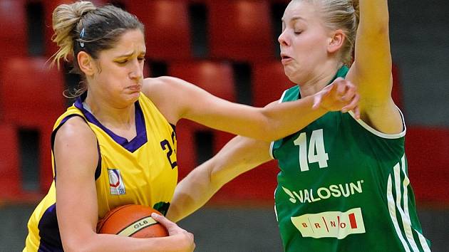 Ženská basketbalová liga: Slovanka Mladá Boleslav - Valosun Brno