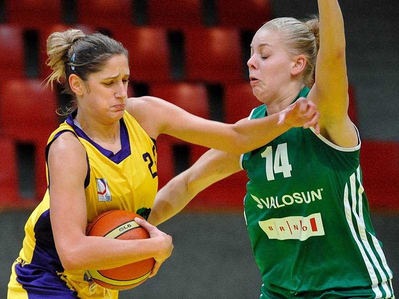 Ženská basketbalová liga: Slovanka Mladá Boleslav - Valosun Brno