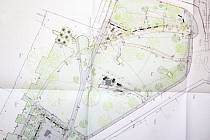 Vizualizace budoucí podoby parku na Komenského náměstí