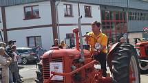 Historické traktory na výstavě v Kropáčově Vrutici