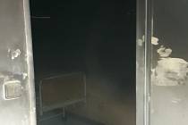 Požár postele v jednom z pokojů v Psychiatrické nemocnici v Kosmonosech.