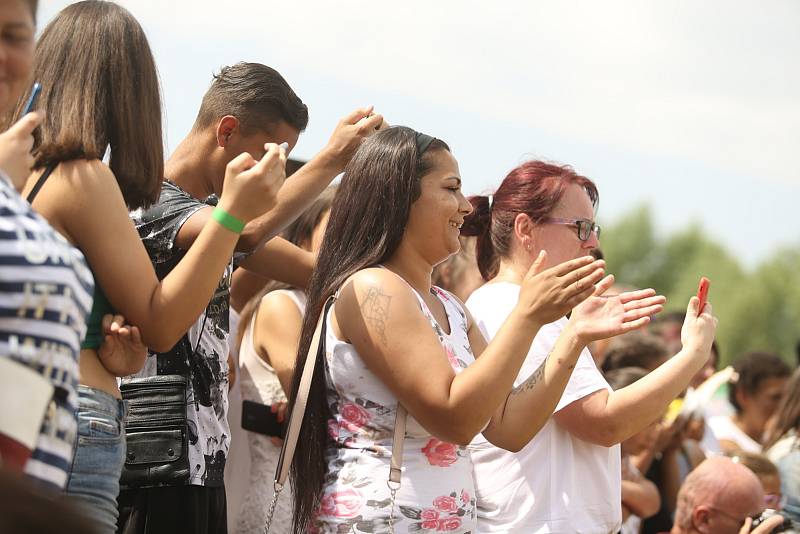 Na Krásné louce se v sobotu uskutečnil 4. Romský festival, který lákal na hudební vystoupení, ale také na několik celebrit.