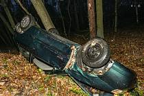 Nehoda u Zavadilky v neděli 28. listopadu 2021.