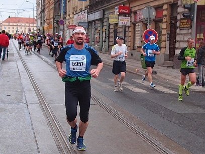 Petr Mašek běžel Pražský maratón už potřetí