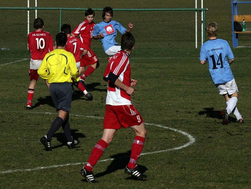 Krajský přebor staršího dorostu: SK Kosmonosy - FK Kunice