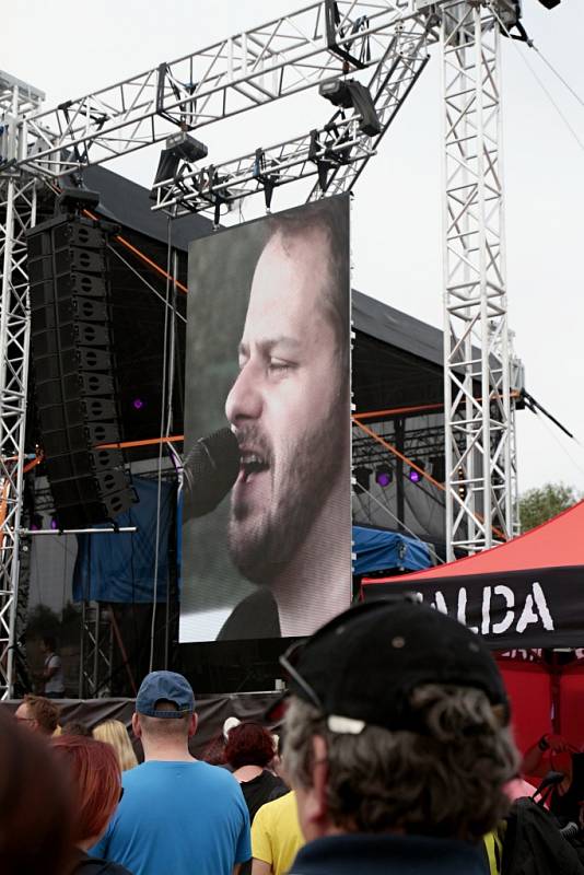 Ze třetího ročníku festivalu Krásná louka v Mladé Boleslavi.