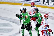 Šestý zápas semifinále play off hokejové extraligy mezi BK Mladá Boleslav a HC Oceláři Třinec.