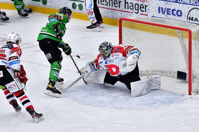 Hokejisté Mladé Boleslavi porazili na svém ledě Pardubice 5:2.