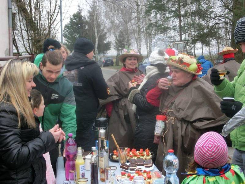 Masopust prošel obcí Dolní Slivno na Mladoboleslavsku.