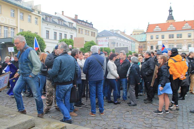 Boleslavané demonstrovali proti premiérovi Andreji Babišovi.