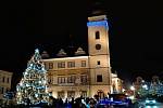 Mladá  Boleslav rozsvítila vánoční strom.