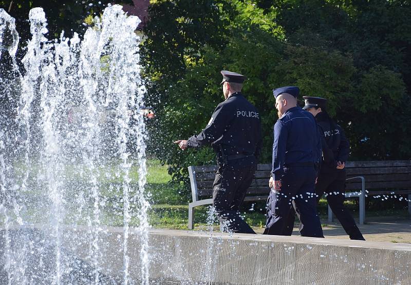 Polští policisté působili ve společných hlídkách s mladoboleslavskými policisty.