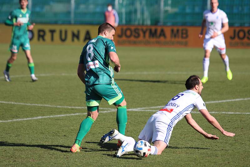 Mladá Boleslav porazila na domácím hřišti Karvinou 2:0.