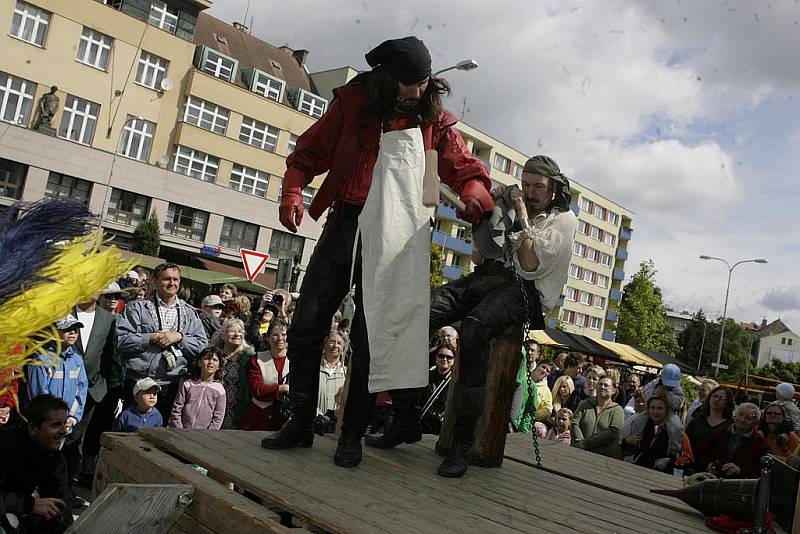 Středověký jarmark v Mladé Boleslavi.