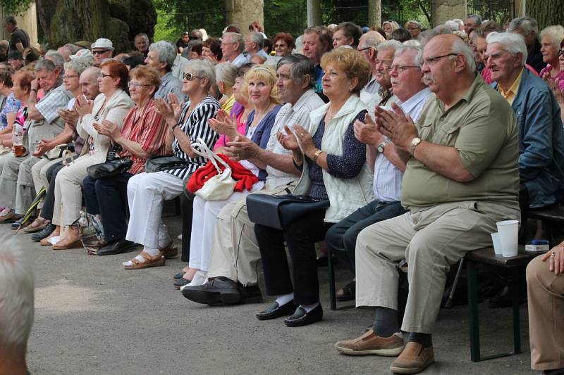 Vtelenská dechparáda zaplnila areál zámku Stránov