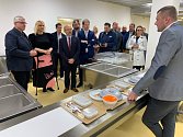 Slavnostní otevření nové kuchyně v Klaudiánově nemocnici v Mladé Boleslavi 2. května 2023.