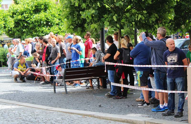 Historické centrum se stalo závodní dráhou.