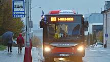Autobus Městské hromadné dopravy v Mladé Boleslavi.