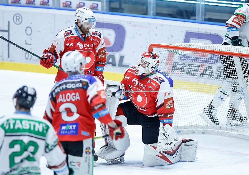 Mladá Boleslav prohrála na ledě Pardubic 1:2 po prodloužení.