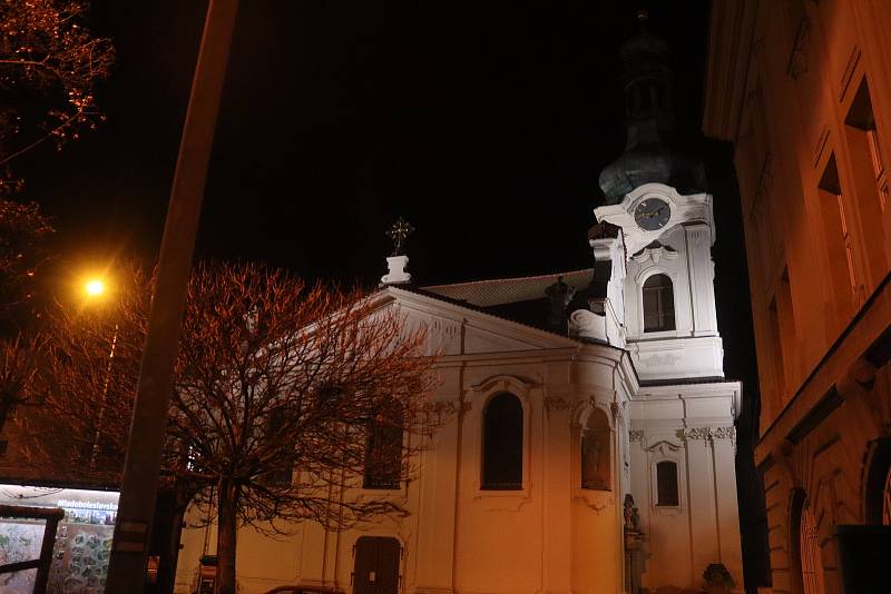 Noční Mladá Boleslav- Staré město.