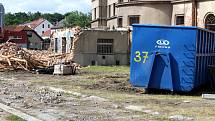 Demolice bývalé věznice v Mladé Boleslavi.