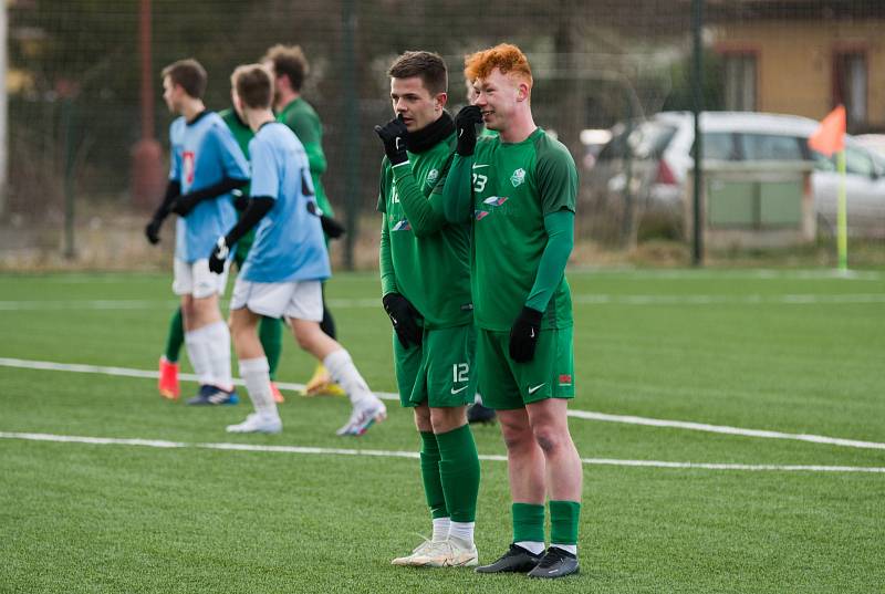 Zimní turnaj v Brandýse: SK Kosmonosy - Polaban Nymburk (2:4), hráno 4. února 2023.