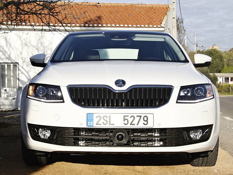 Škoda Octavia III zkušební jízdy Faro, Portugalsko