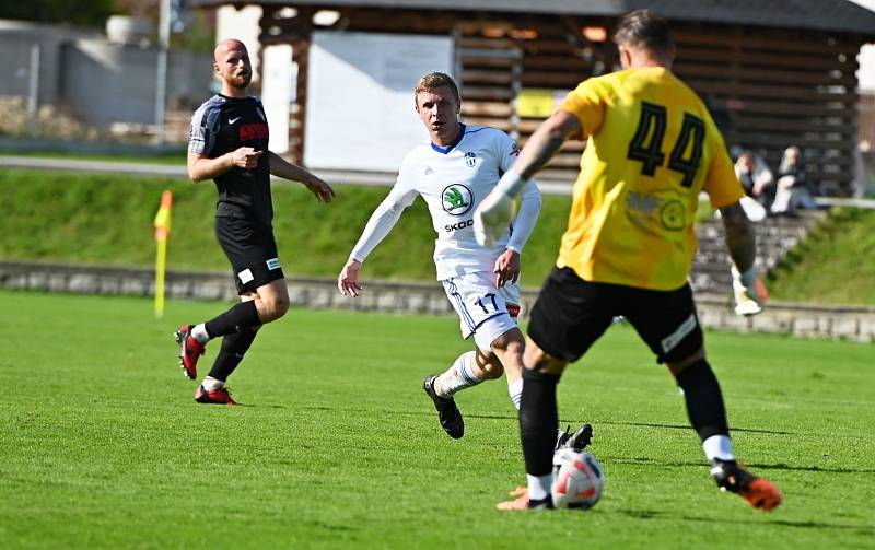 ČFL, 9. kolo: FK Mladá Boleslav B - FK Viktoria Žižkov (0:1), hráno 2. října 2022.