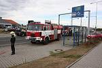 Požár kamionu uhasili hasiči z Mladé Boleslavi a ze Škody Auto.