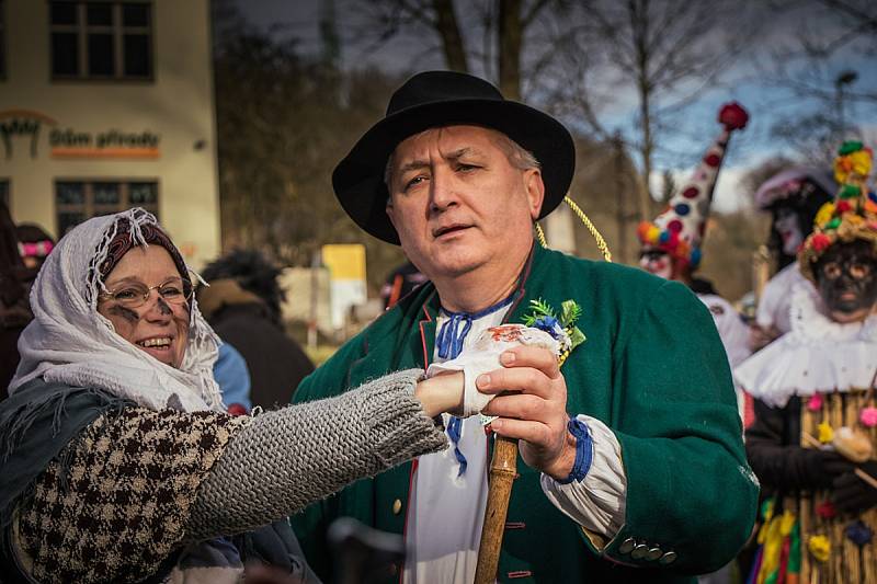 Masopust v Dolánkách u Turnova.