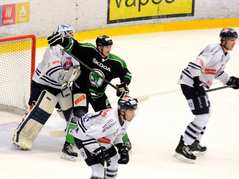 I. hokejová liga, 1. zápas čtvrtfinále: BK Mladá Boleslav - HC Benátky nad Jizerou