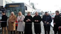 Ze slavnostního programu k zapojení mladoboleslavského regionu do Pražské integrované dopravy v Benátkách nad Jizerou.