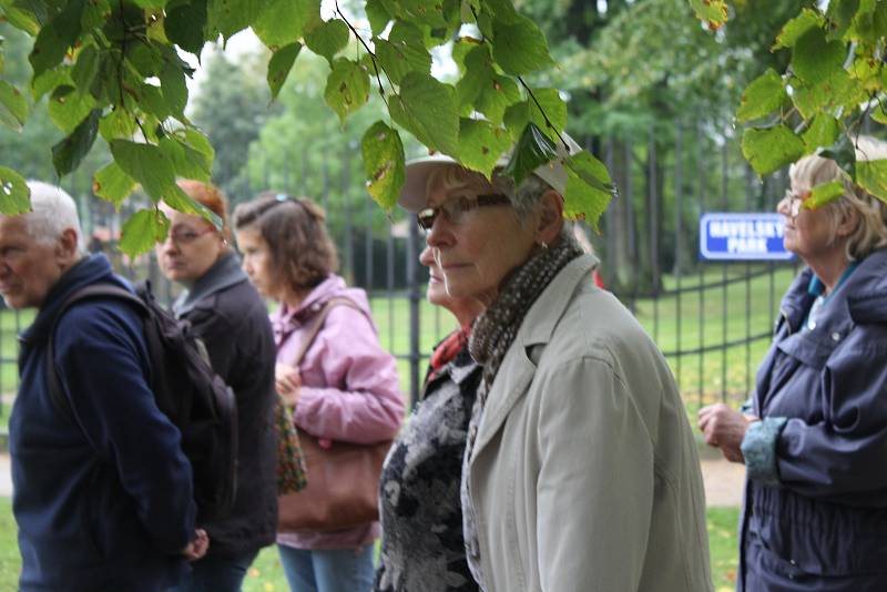 Boleslav má lavičku Václava Havla.